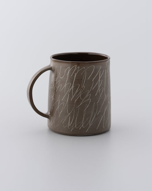 Drawing Mug Brown 06
