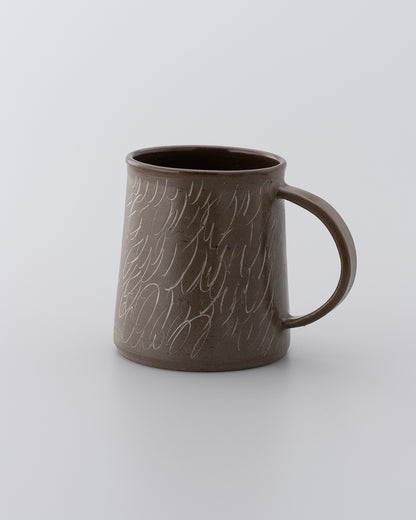 Drawing Mug Brown 07