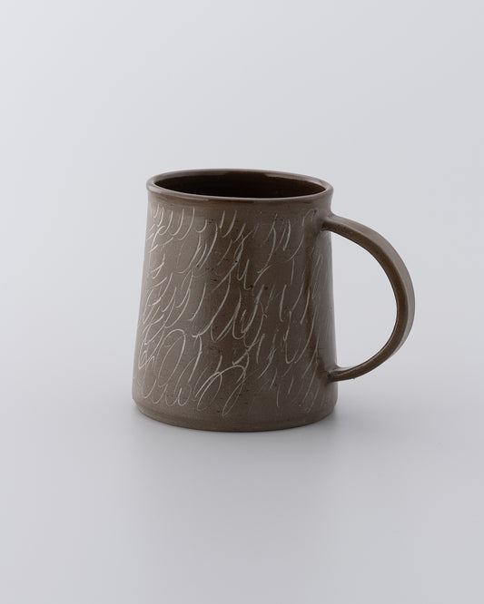Drawing Mug Brown 07