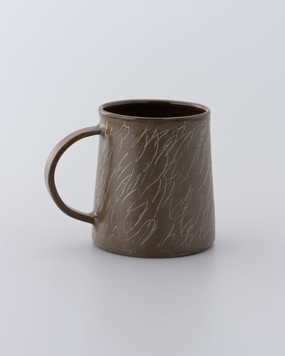 Drawing Mug Brown 08