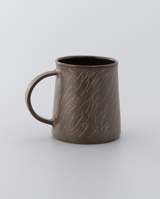 Drawing Mug Brown 08