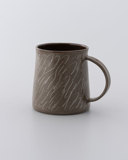 Drawing Mug Brown 09