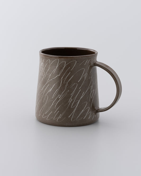Drawing Mug Brown 09