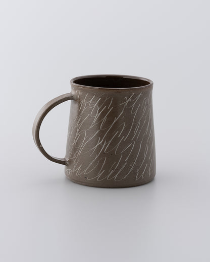 Drawing Mug Brown 09