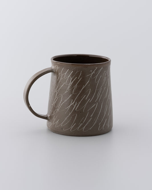 Drawing Mug Brown 09