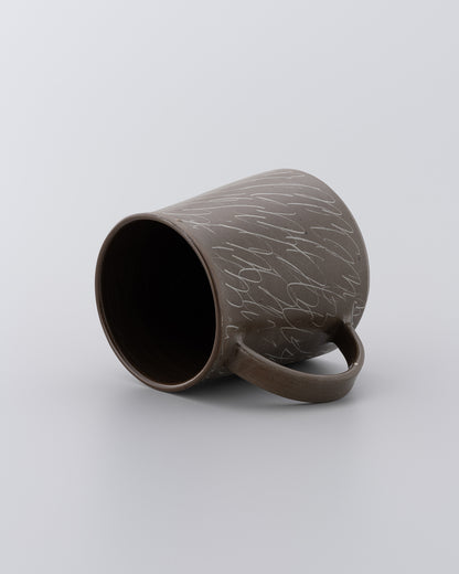 Drawing Mug Brown 09