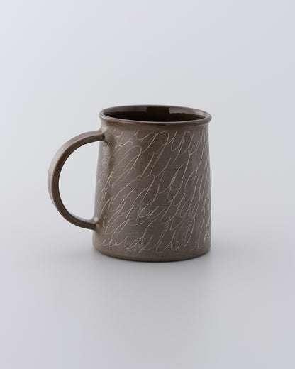 Drawing Mug Brown 14