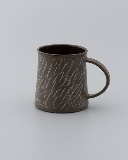 Drawing Mug Brown 01