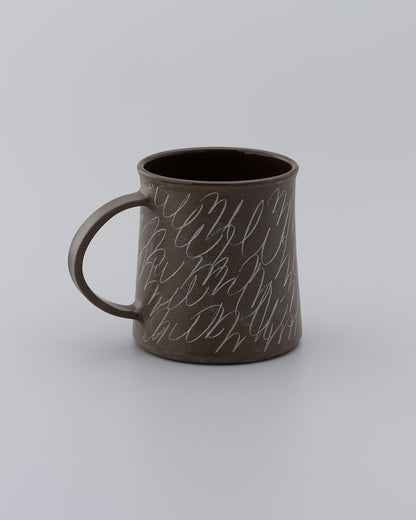 Drawing Mug Brown 01