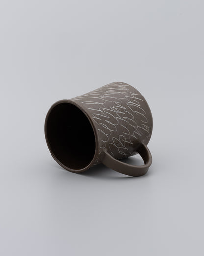 Drawing Mug Brown 01