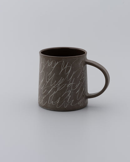Drawing Mug Brown 04