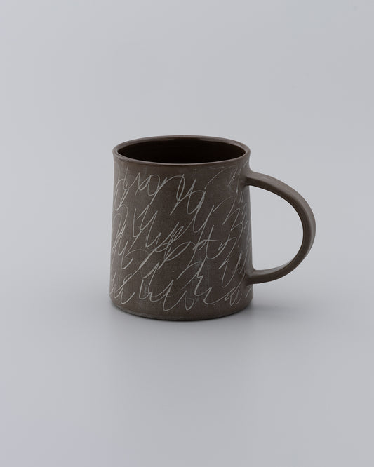 Drawing Mug Brown 04