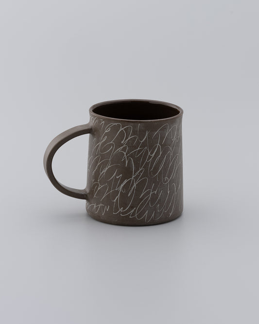 Drawing Mug Brown 04