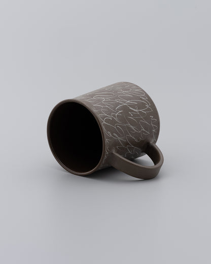 Drawing Mug Brown 04