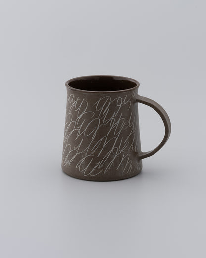 Drawing Mug Brown 05