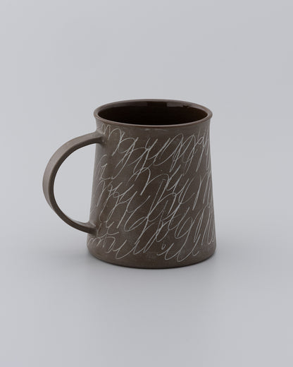 Drawing Mug Brown 05