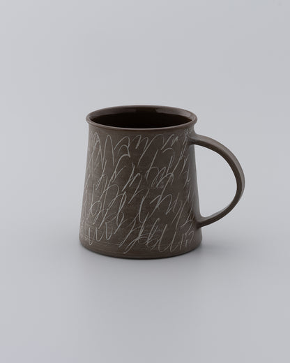 Drawing Mug Brown 06