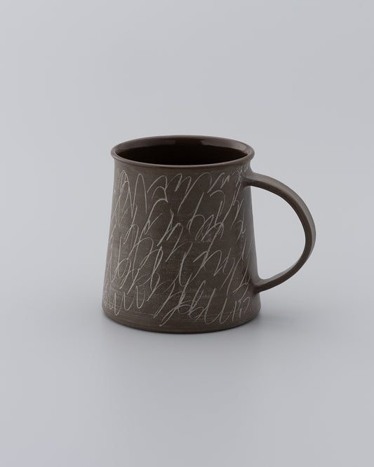 Drawing Mug Brown 06