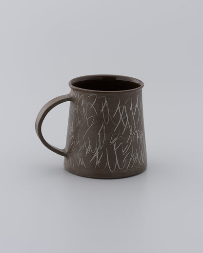 Drawing Mug Brown 06