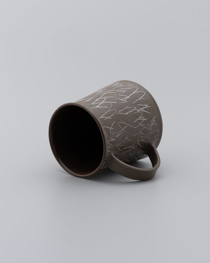 Drawing Mug Brown 06