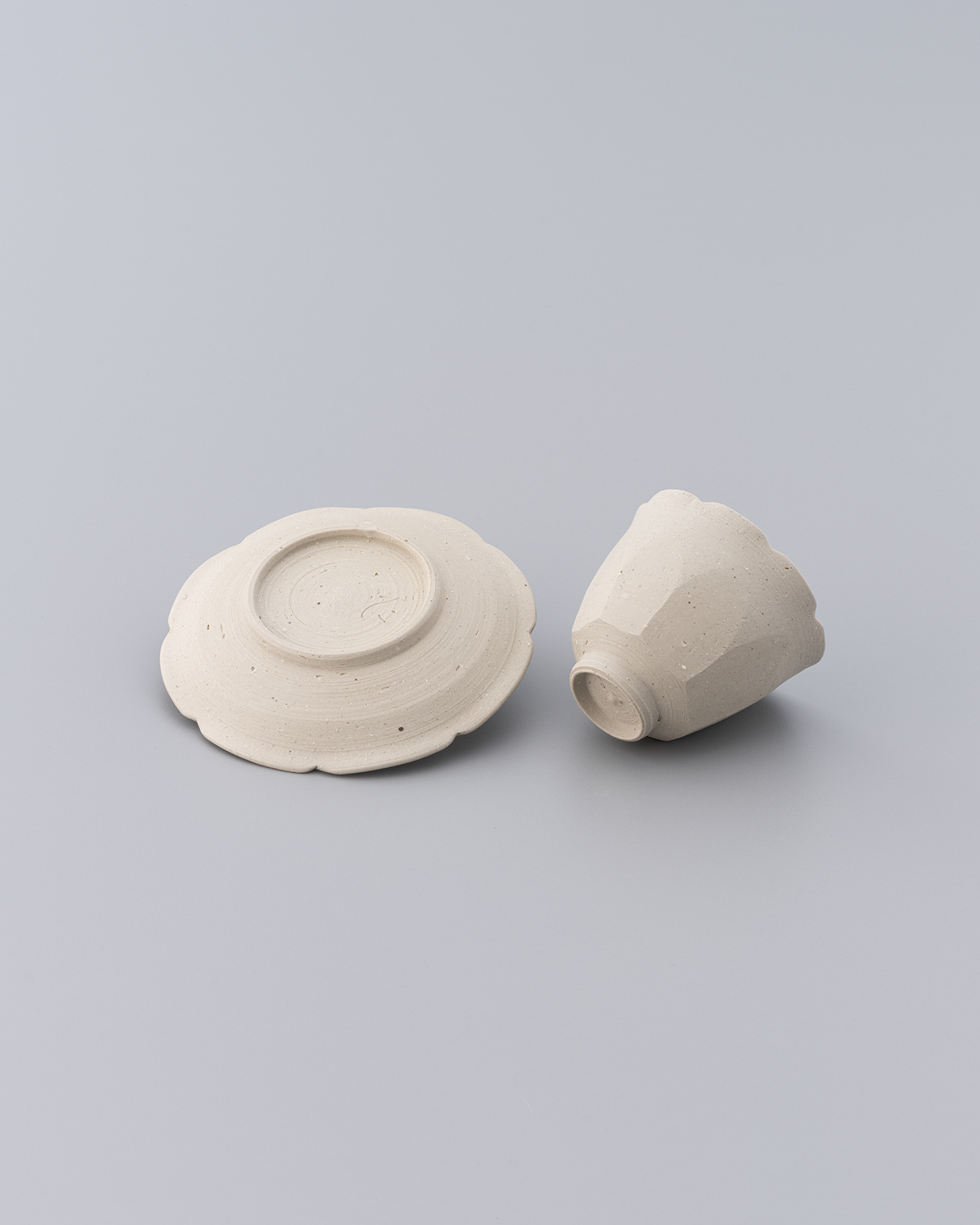 森本仁 白花 茶器